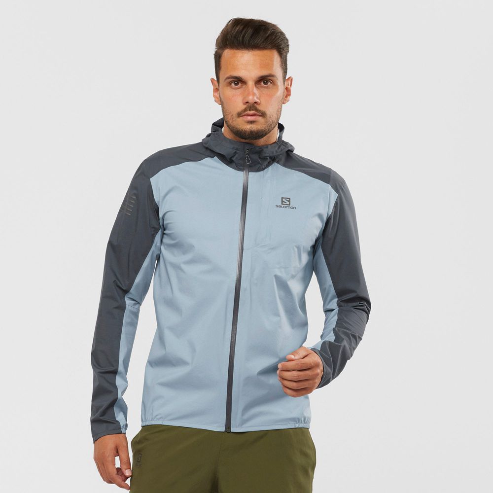 Chaquetas Salomon Hombre Azules - Salomon Argentina BONATTI 2.5L,921645-LGW